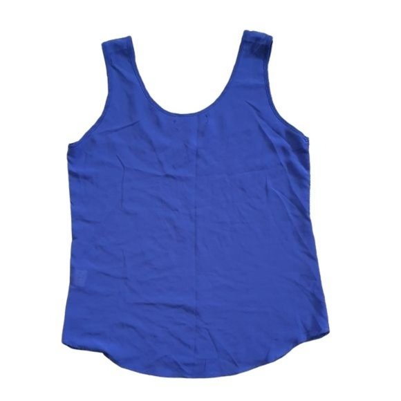 Francesca's Blue Rain Blue Beaded Sleeveless Top - Picture 2 of 8